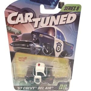 '57 Chevy Bel Air Police Toy Car - Black & White